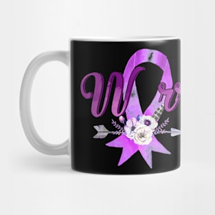 RIBBON MENS WOMENS ALZHEIMER MOMS DADS ALZHEIMER AWARENESS Gift Mug